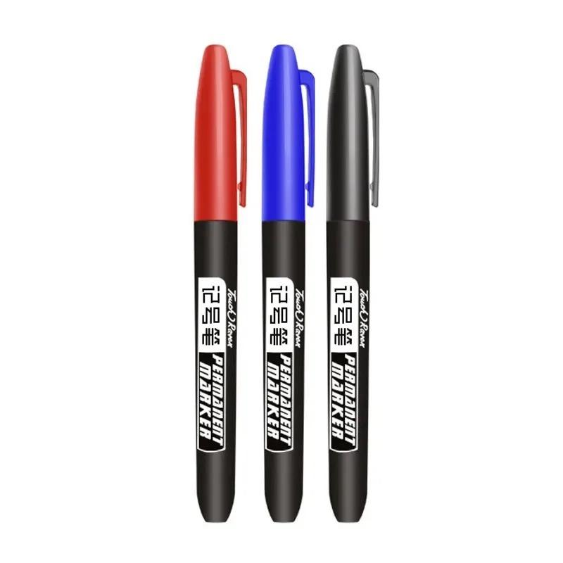 1/6 יחידות טוש קבוע טושים לציור מנגה שחור כחול אדום דיו עמיד טושי שרטוט כלי כתיבה בית ספר לאמנות ציוד