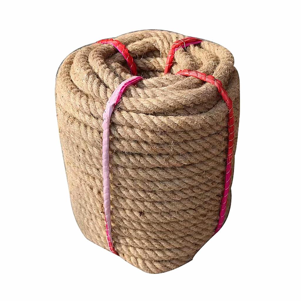 ILLIDAN Konopné lano Konopné struny Průměr Délka Asahi Jutové lano Silné Cat Tower Oprava Konopné lano Přírodní Sisal Konopné provázky Zahradnické balení Ruční výroba