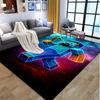 Gamer Pattern Rug, Indoor/Outdoor Mat, for Picnic, Gameroom, Bedroom, Office, Living Room, Home Decor Carpet, Birthday Gift