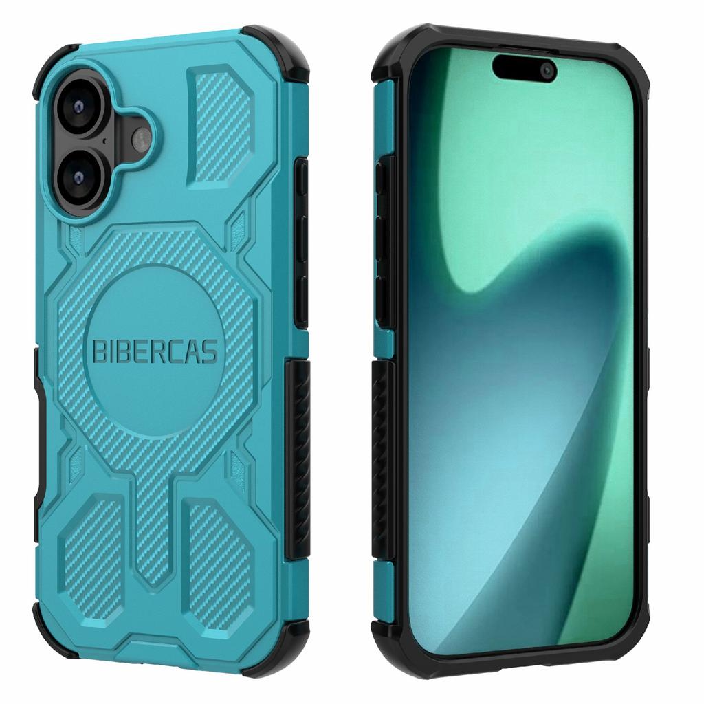 BIBERCAS J-16 Series For iPhone 17 Case Compatible with MagSafe Anti Drop TPU+PC Phone Cover