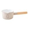 Fuji Enamel Miffy Pastel Milk Bread One Handed Pot 12cm Direct Fire IH Usable Greige Ghost Miffy Enamel