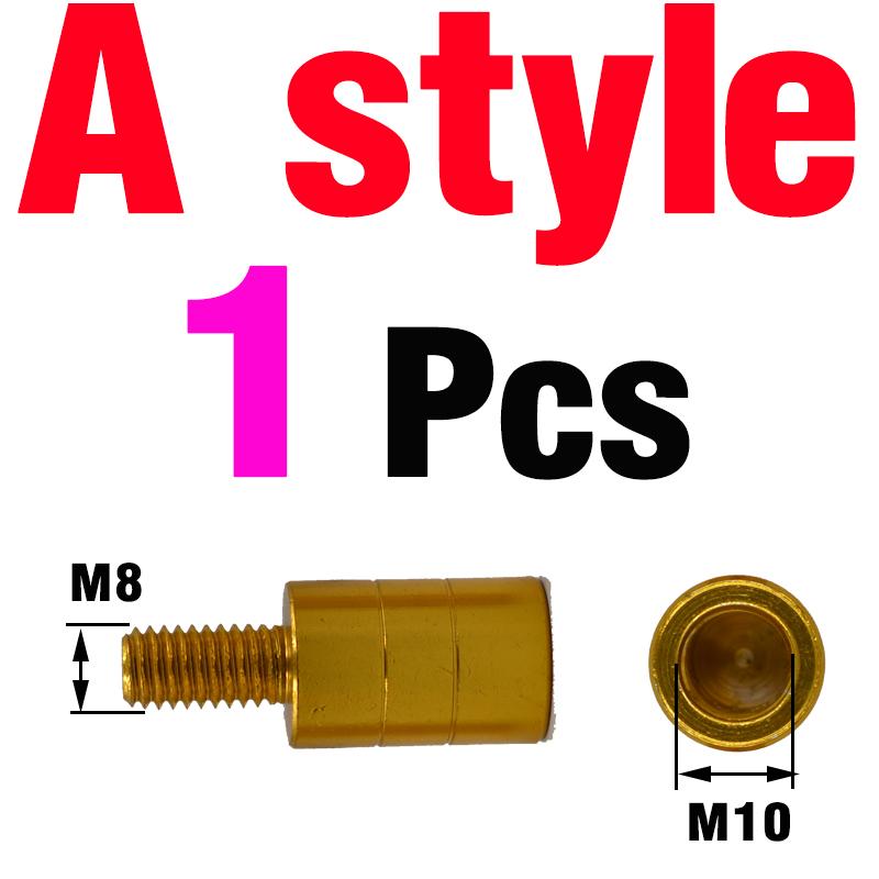 MNFT Fishing Rod Pod Connector M8/M10/M12 Screw Net Head Adapter Fishing Landing Harpoon Dip Net Rod Parts