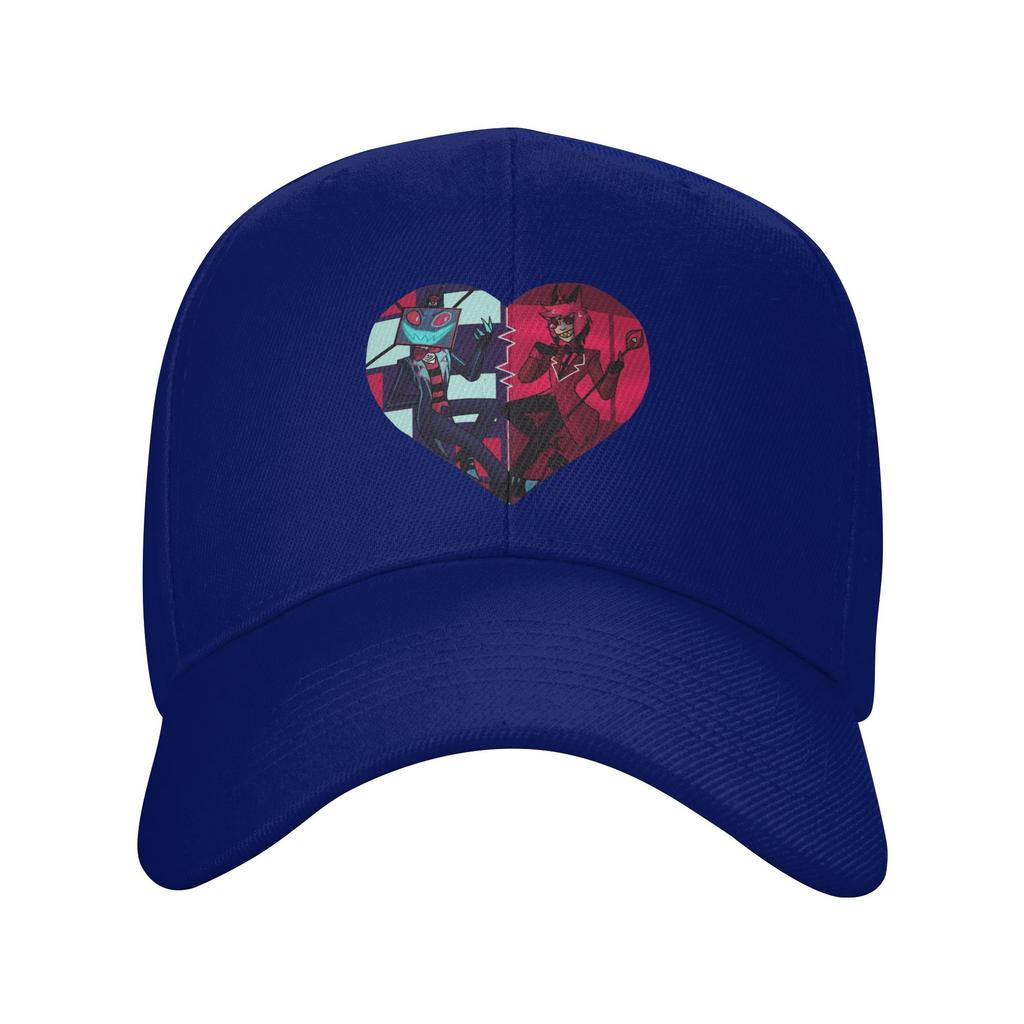 Valentines Alastor and Vox radiostatic Baseball Caps Unisex Sport Sun Caps Hats Adjustable Polyester Fishing Hat Summer Hat