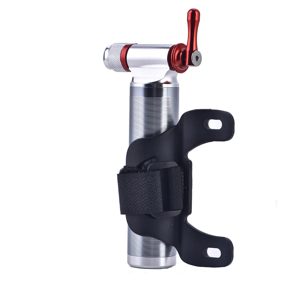 Bike Pump, Compact and Portable Aluminum Alloy Bike Tyre CO2 Inflator Pump for s and Valve
