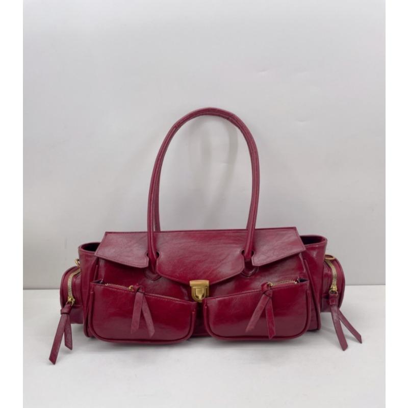 Retro Senior Sinn Handtasche Heißes Mädchen Motorradtasche Schulter Unterarmtasche Fashi All-Match Damen Tasche Hohe Qualität