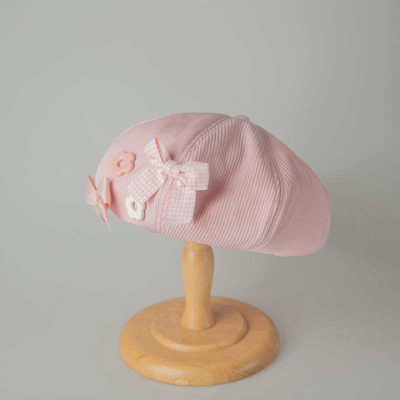 

Модный повседневный бант-берет, дышащая, милая шляпа художника, большая повязка на голову