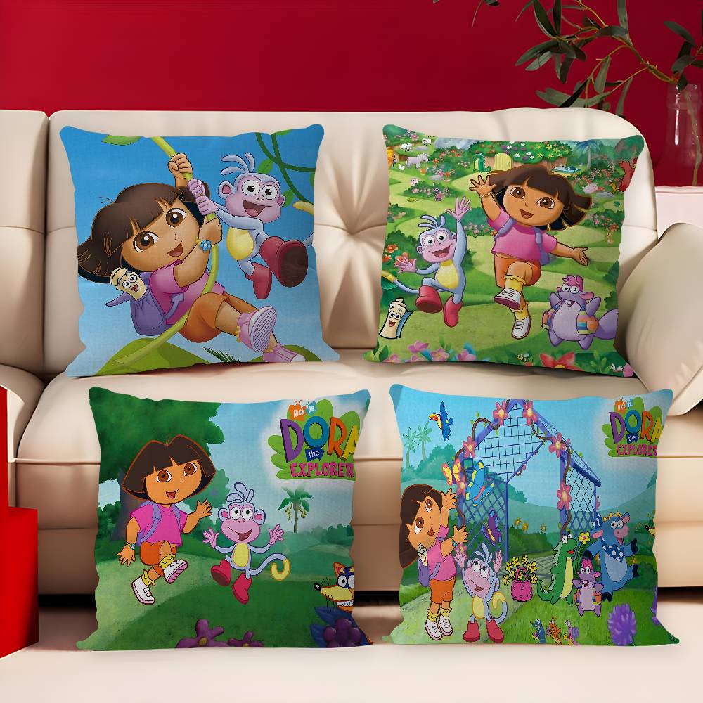 TV D-Dora The Animation Explorer Pillowcases Home Bedding Decorative Pillow Cover Wedding Super Soft Pillow Case