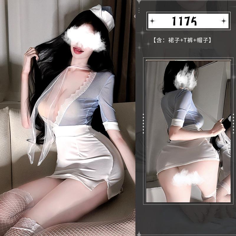 Sexy Lingerie Stewardess Uniform Slim Sexy Nightclub Performance Passion Seduction Suit Woman