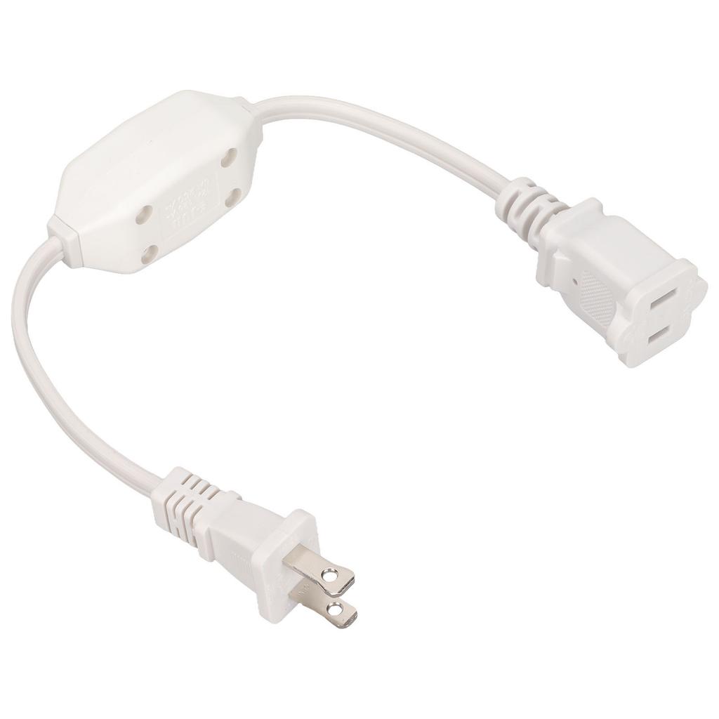 Power Extension Cord with On Off    AC 2 Prong Male Female Power Cable for 1‑15P Male to 1‑15R Female Plug