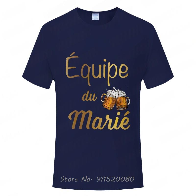 French Evg Team Married Tops Single Farewell Bachelor Oversized Tshirt Future Groom Cotton Tshirt Fashion Beer Unisex Tops Tees
