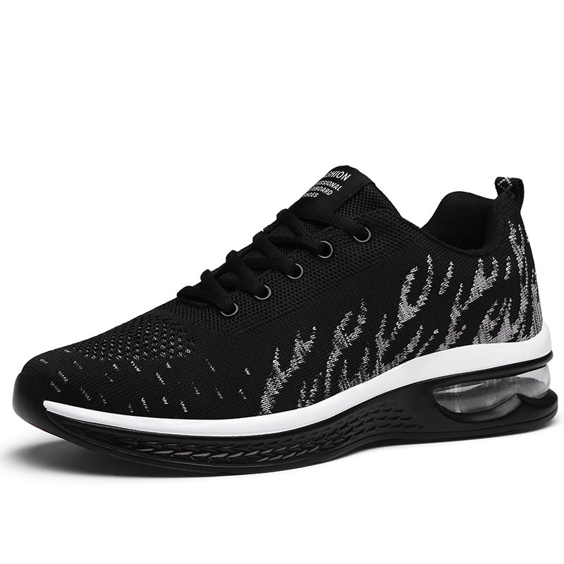 

Mens Sports Shoes 2026 New Breathe Mesh Lace Up Casual Walking Shoes Anti Slip Lightweight Fitness Training Running Shoes Man 46 чорний