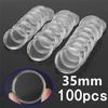 100Pcs 21/22/23/24/26/33 Mm Clear Round Coin Capsules Money /Pence Storage Capsule Coin Holder Home Garden Supplies