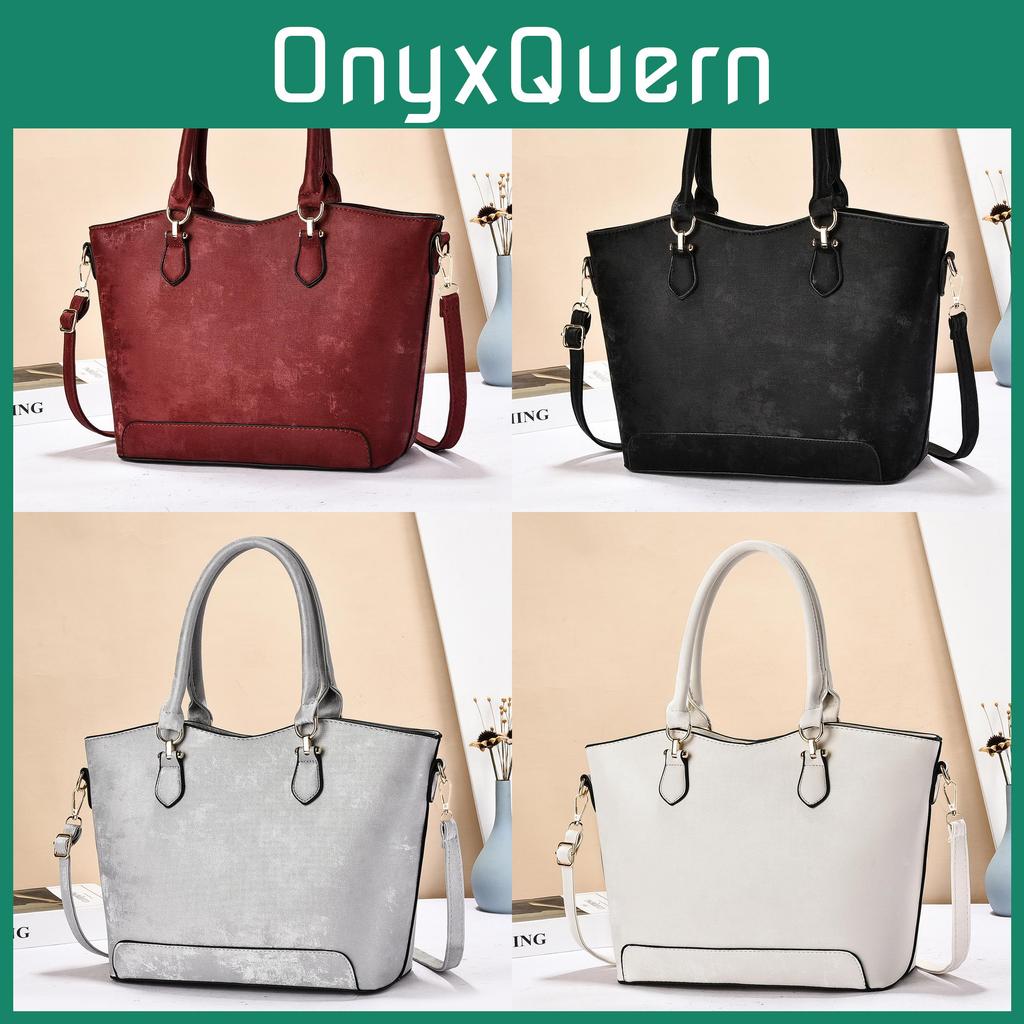 Classic Pu Tote Bag With Inner Pockets For Daily Use