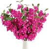 1PC Realistic Artificial Flowers UV Resistant Fake Silk Silk Bougainvillea Climbing Plant 80cm Long Trailing Bougainvillea Vines