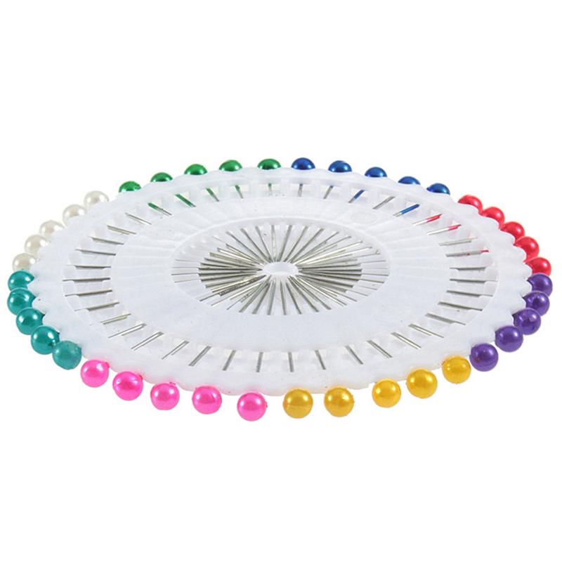 40Pcs Sewing Accessories Pearl Straight Head Pins Dressmaking Pear Corsage Pin