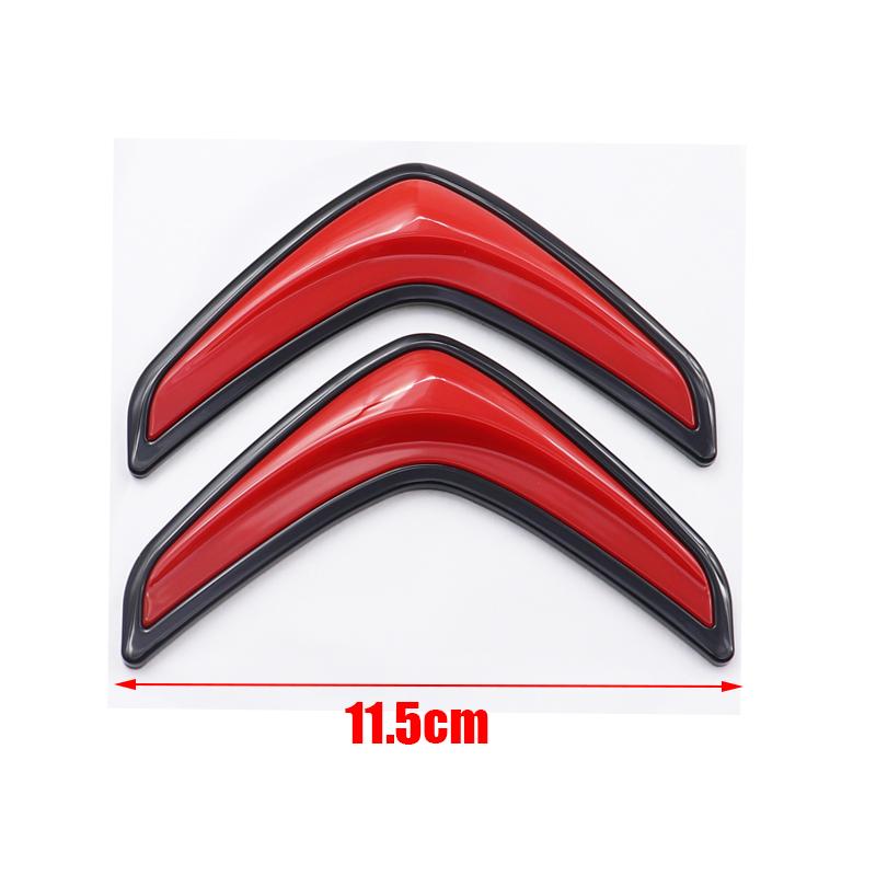 1 pezzo 3D ABS nuovo 8,1 cm 10 cm 11,5 cm Citroen Auto Paraurti Posteriore Portellone Bagagliaio Auto Posteriore Emblema adesivo Styling Accessori
