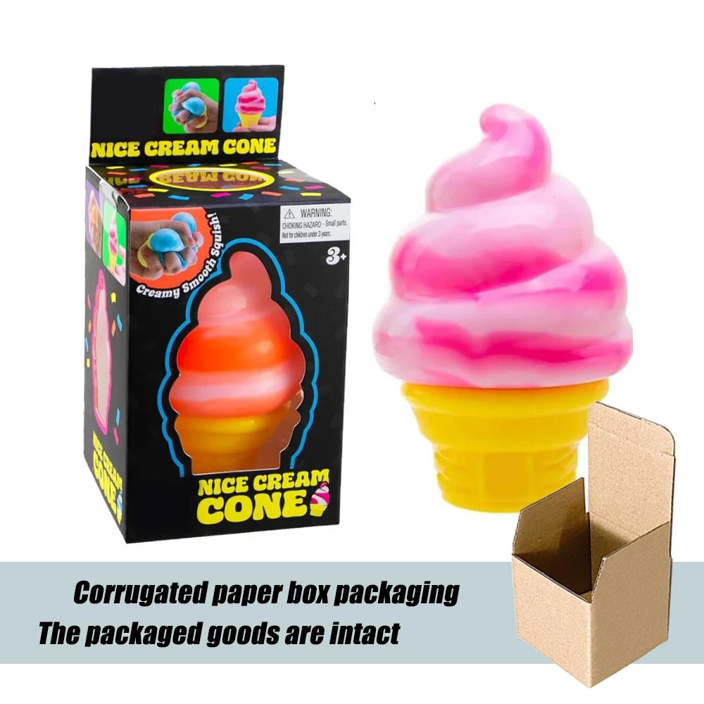 Needoh Peace O' Cake Pizza Fusselball Quetschspielzeug Nee Doh Eiswürfel Stress Fidget Sensorisches Spielzeug Stressabbau Langsam Rückprallende Spielzeuge