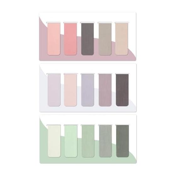 Закладки для книг Joyberg Stationery, 15 штук, Разноцветные магнитные закладки, Стильные, Цветочные/Морские/Разноцветные подарки, Любители книг, Студенты, Учителя,