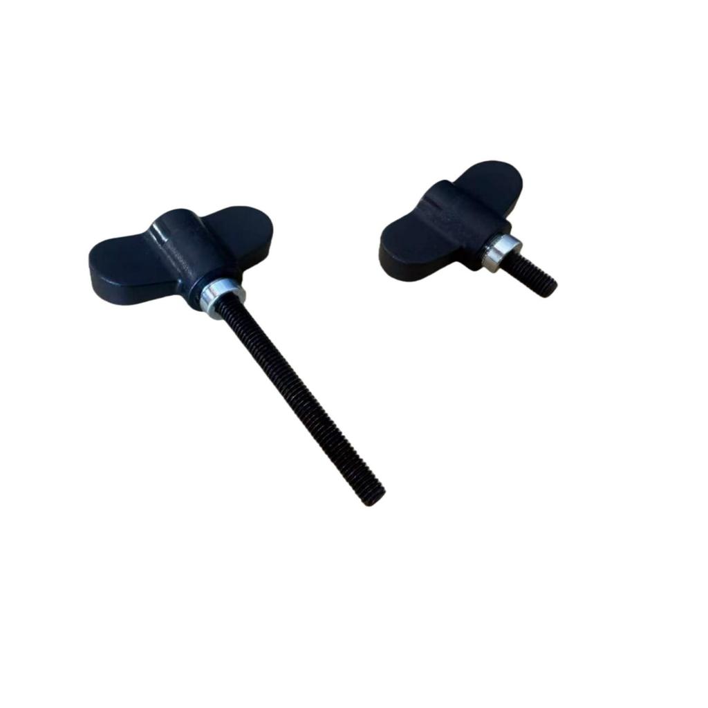 M6/M8 Black Hand-Tightened Screw for Drum, Snare, Cymbal Stand & Pedal Accessories