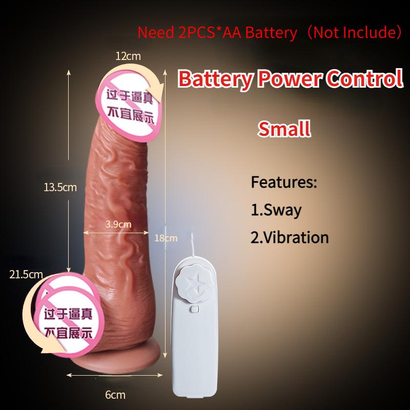 Realistic Dildo Vibrator Masturbator for Women Sex Toy Remote Control Heating Artificial Big Penis Telescopic Vibrators Anal Sex