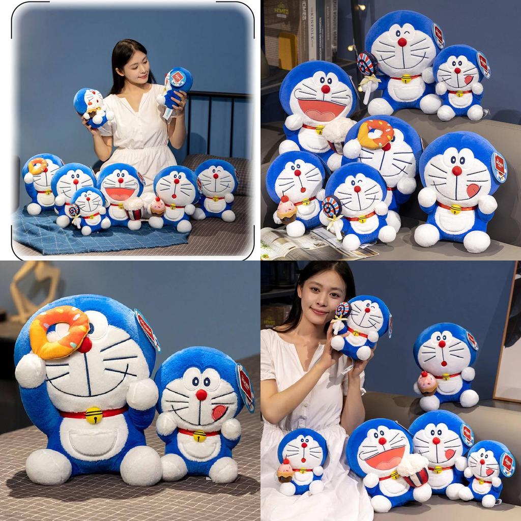 Adorable Doraemon Plush Doll Cute Cartoon Robot Cat Sweet Treats Collection Gift