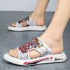 Fashion Summer Youth Slippers Men Unique Design High Quality Slippers Non Slip Outside Flip Flops Thick Soled Toe Sandals