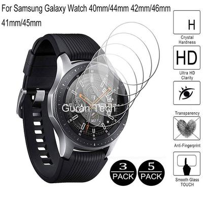 For Galaxy Watch 46mm 42mm Watch3 41/45mm Tempered Glass for Samsung Gear S3 Classic Frontier Screen Protector Protective Glass Films For S2 S4 Sport