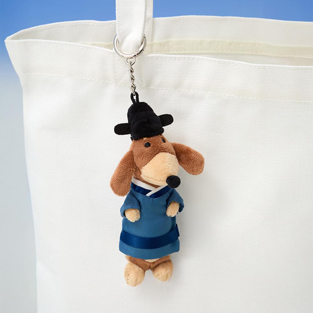 Joguman Studio Woody Korean Edition Plush Keychain by Line Friends