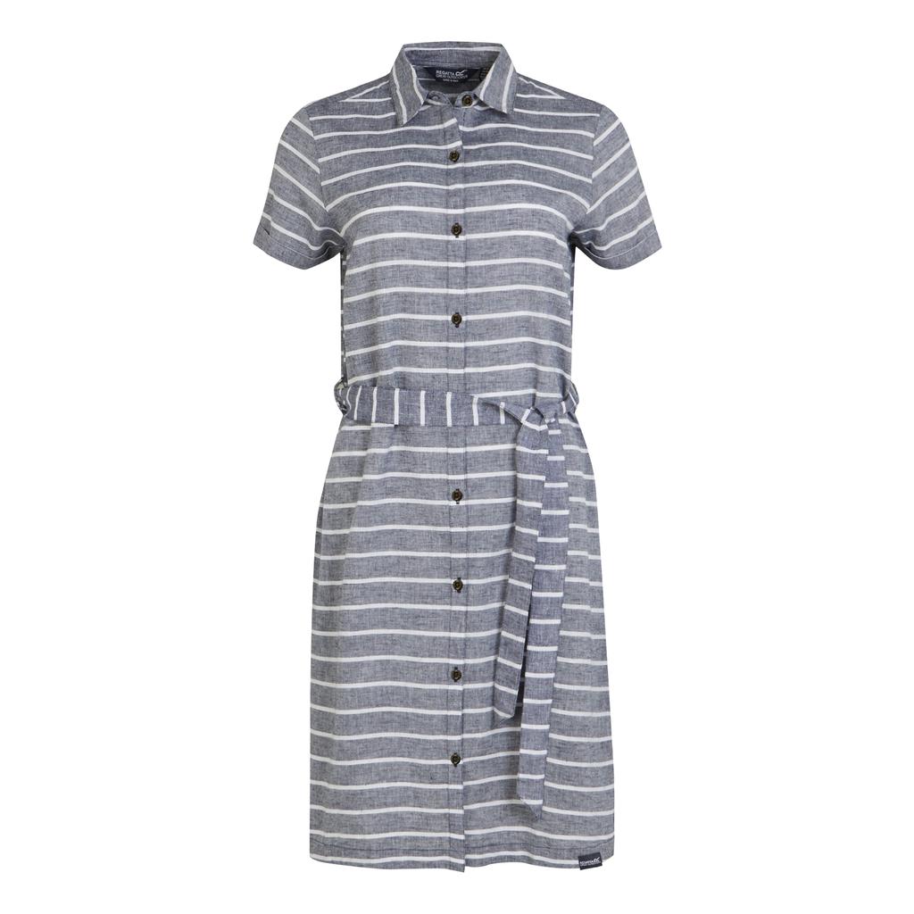 Regatta Vestido camisa listrado feminino / feminino Rema