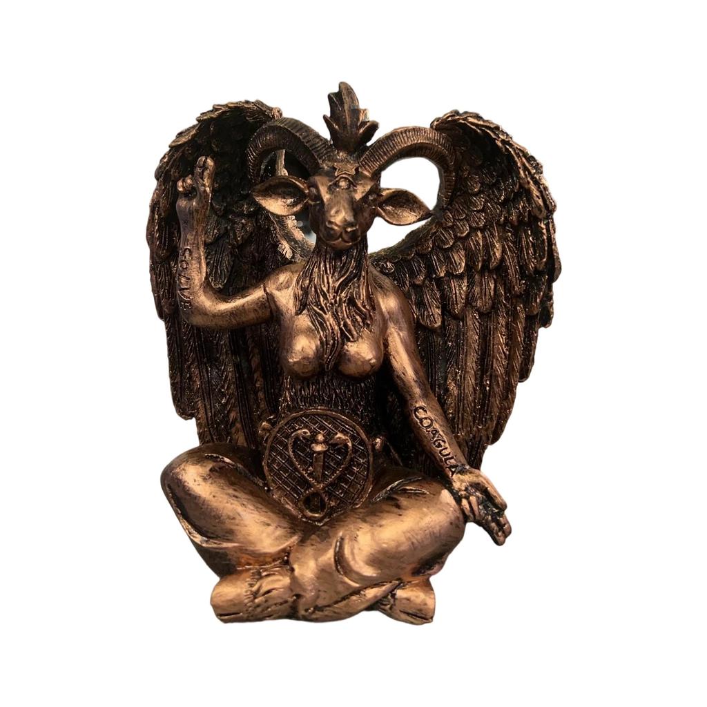 Statue Sculpture Ornament, Statue Decoration Ornament, Home Belief Deity Black Satan Ornament