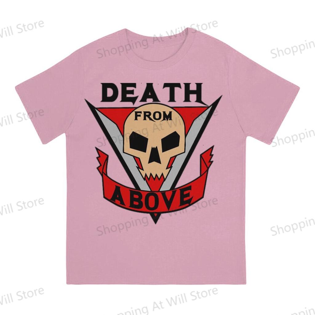 Summer Unisexs and Womens Tshirts Starship Troopers Death from Above Novelty Cool Tshirt Street Clothing SXL