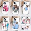 Baby Mom Daughter Girl Son Dad Case For iPhone 11 12 13 14 16 15 Pro Max Mini X XS Max XR Plus Cover Coque