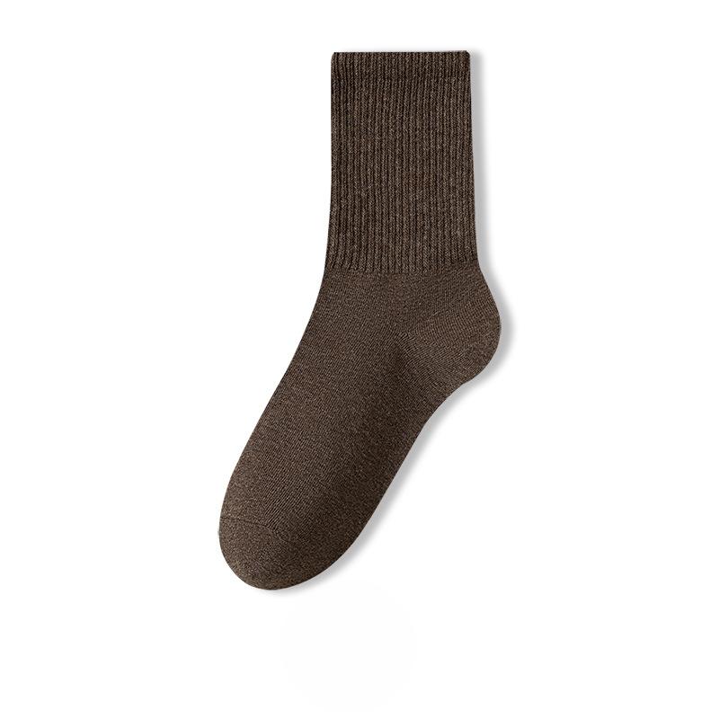 Female Spring and Autumn Pure Cotton High Elastic Breathable Tube Cotton Socks