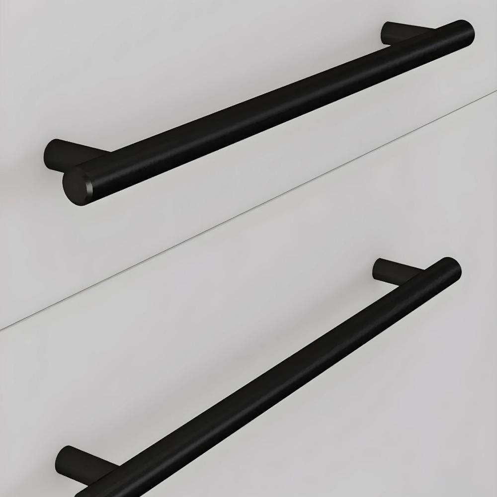 Kitchen railing furniture handle drawer cabinet black matt retro loft 96mm