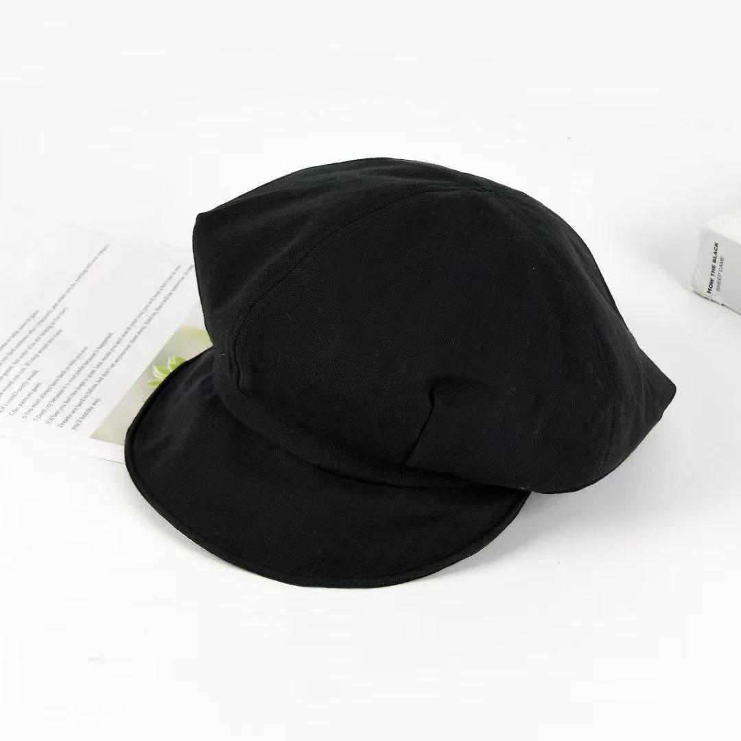 

Кепка газетчика в корейском стиле с острым перцем - Ретро восьмиугольная шляпа для мужчин и женщин, Модные тенденции осени/зимы One Size чёрный