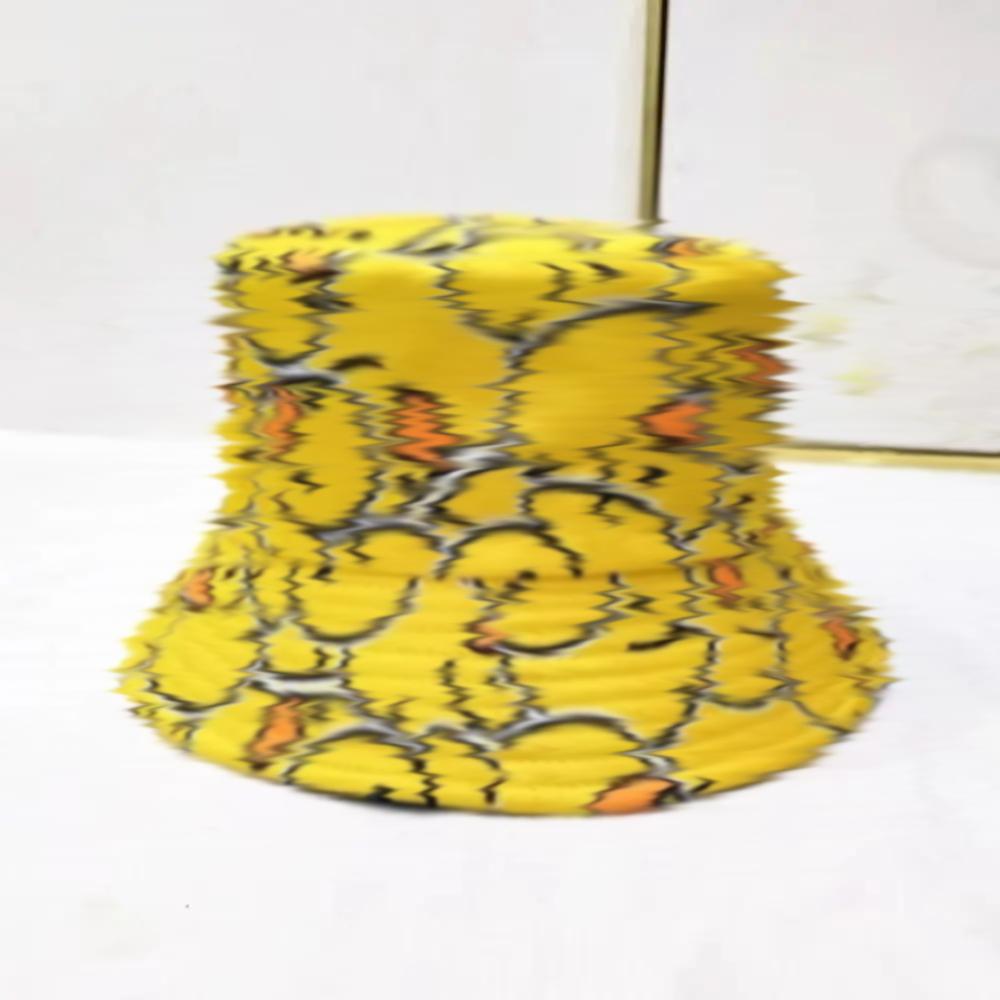 1PC Double Sided Yellow Duck Fisherman's Hat Trendy Design Versatile Style Outdoor Casual Hat Yellow Duck Pattern UV Protection