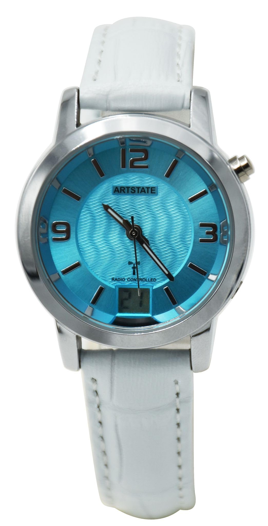 

[Artstate AS3205] Wristwatch, radio controlled, business, popular, stylish, brand, waterproof, gift, radio controlled watch, blue