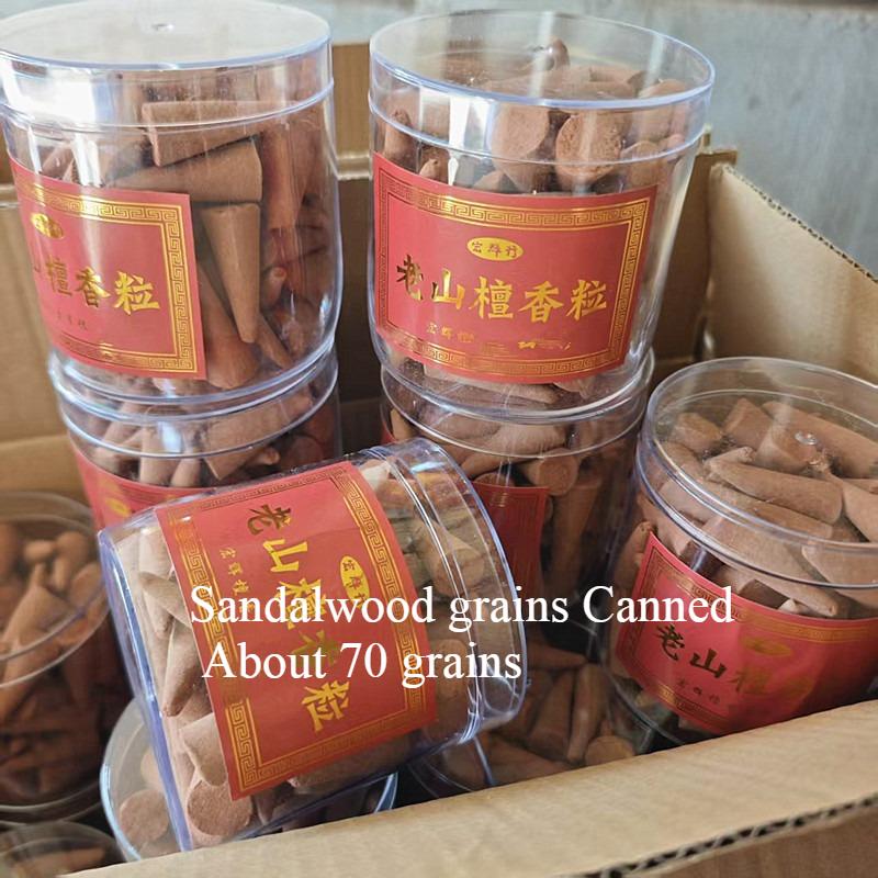 Old Mountain Sandalwood Grains Conical Incense/Temple Offering To Buddha and Indoor Purifying The  Air and Calming The Mind