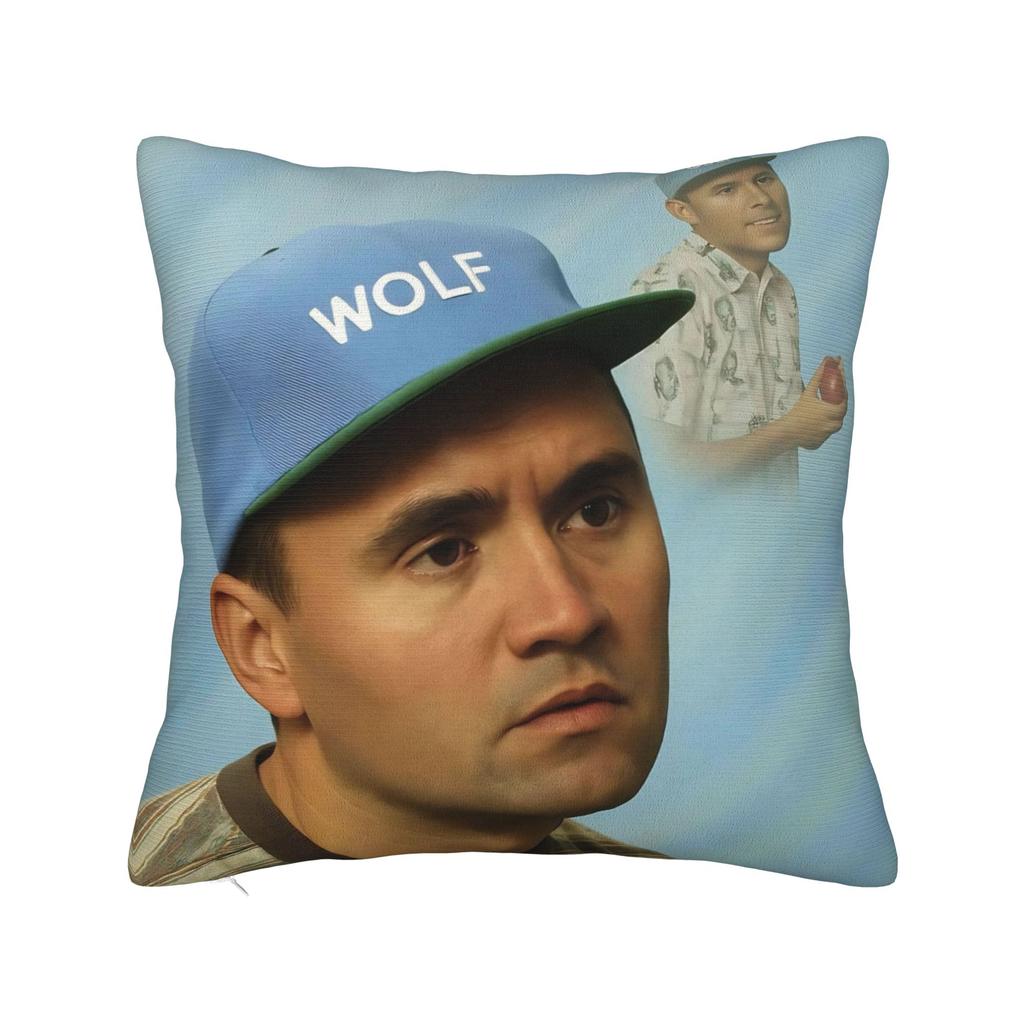 Charlie Kirk Meme Square Pillowcases Polyester Bed Car Cushion Cover Creative Decorative Throw Pillow Case 45*45
