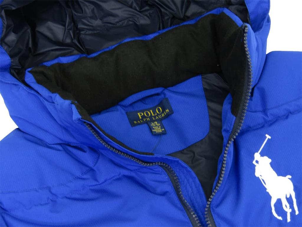 POLO RALPH LAUREN Big Pony Down Size 0101884 Boys' Jacket/Parka, M, BLUE,