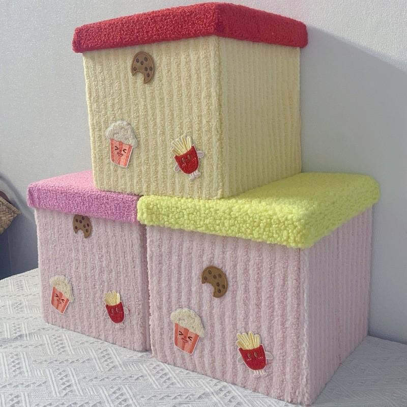 Banqueta de Armazenamento Moderna Com Capa Para Sapatos e Lanches Ideal Para Uso na Entrada