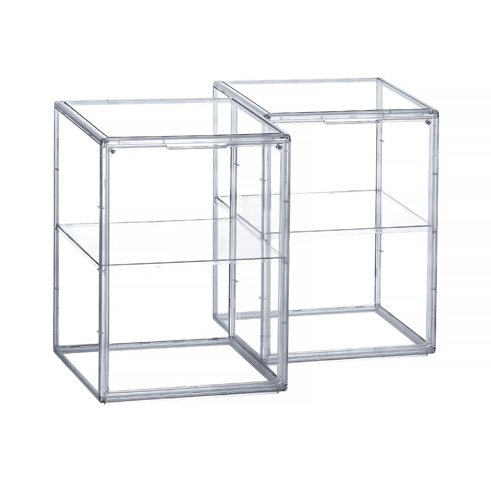 

Hachibanya Фигурка УФ Набор Прозрачная Витрина с Магнитным Легким Широким x 25см Глубоким x 40см Прозрачный Кейс, Защита, 2 Дверцы, Штабелируемый, Сборка,