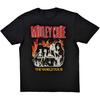 Motley Crue - World Tour Flames - Black T-shirt