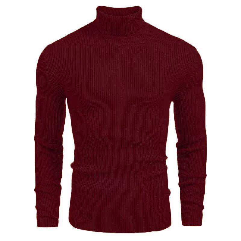 Japanese Core-Spun Yarn High Neck Sweater - Warm, Fashionable, and Versatile Knitwear for Autumn/Winter 3XL