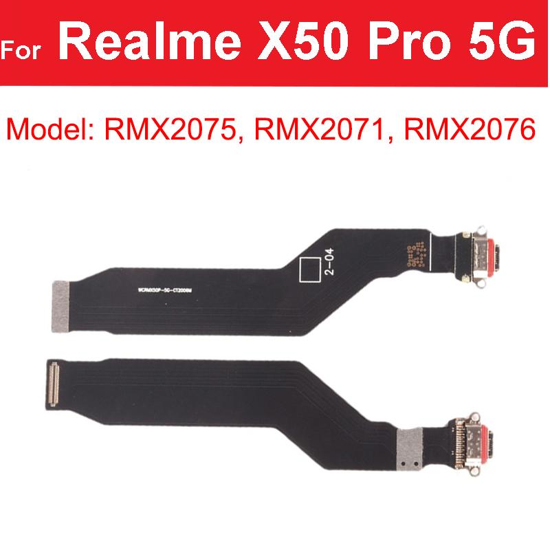 USB Charging USB Charger Dock Connector Flex Cable For Realme 1 5 Q X X2 X50 X7 XT 730G Pro 5G X3 Super Zoom