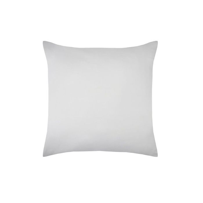 1 Taie d'oreiller percale de coton uni 63 x 63 cm Elysee lin