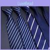 Men Stripes Pattern Tie With Polyester Fabric And Star Pattern For Formal Events