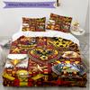3pcs Duvet Cover Set (1*Duvet Cover + 2*Pillowcase, Without Core), Go Ahead Eagles Print Soft All‑Season Bedding Set, Home Bedroom Decor Gift
