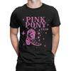Men Pink Ponys Club Chappell Roan T Shirt Pure Cotton Clothes Funny Short Sleeve Crewneck Tee Shirt Printed T-Shirts