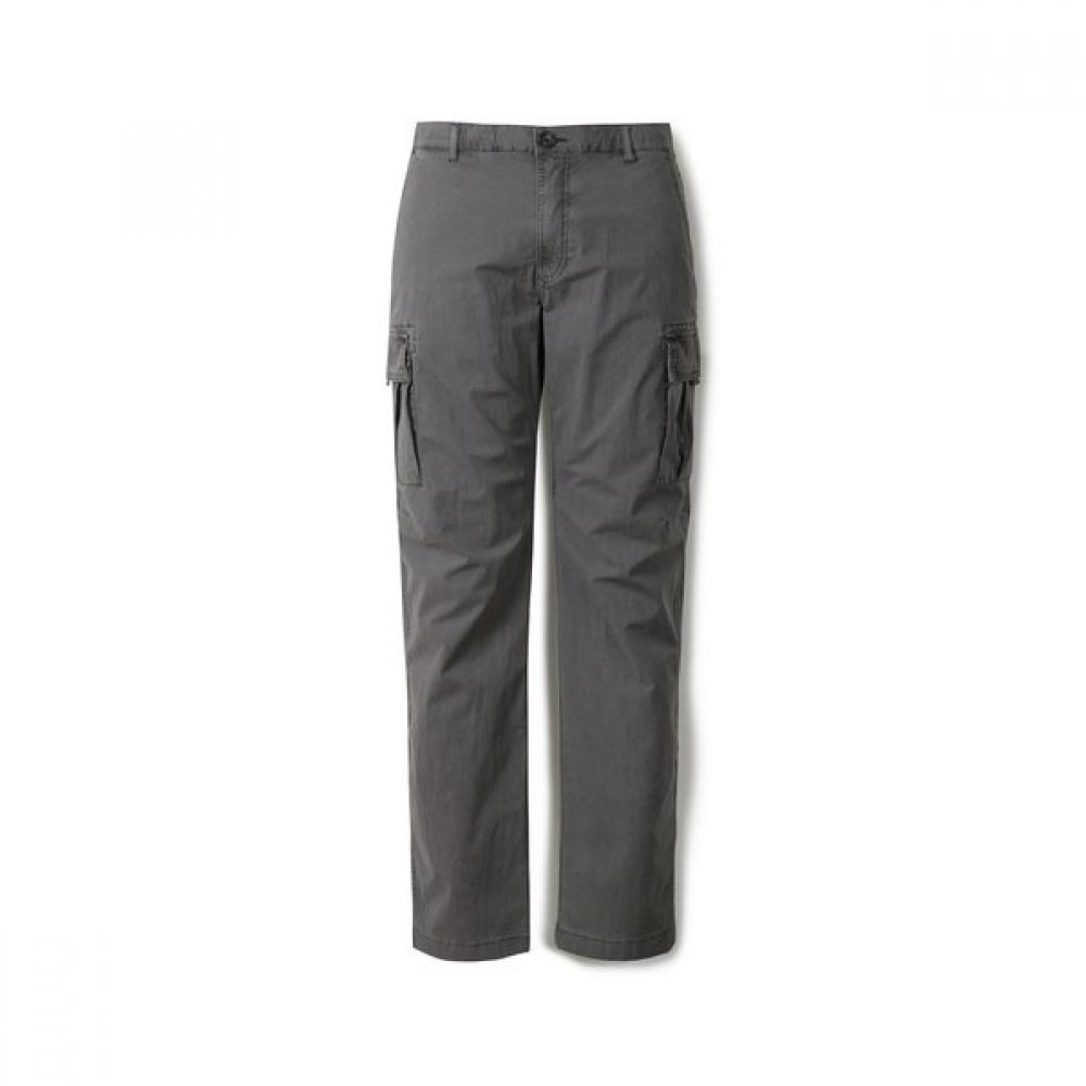 Straight Garment Dye Synthetic Cargo Pants Shpnm25551gyx GYX/90